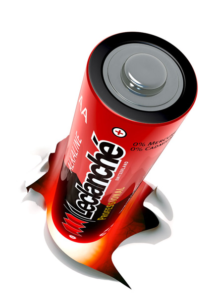 Leclanché pile 3D